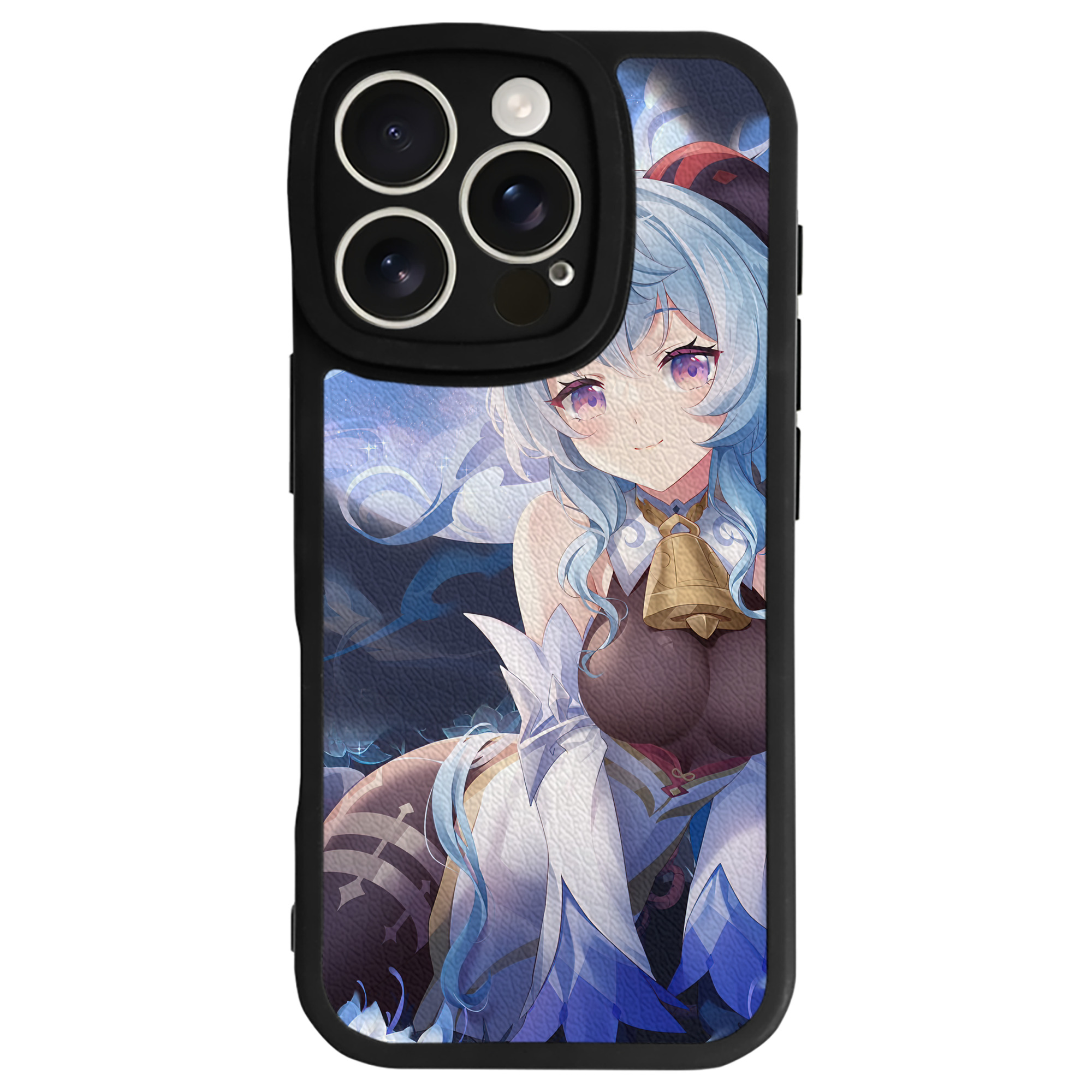 げんし神 genshin 【iPhone 16シリーズ対応】シリコンスマホケース（レザー調） 材質：シリコン